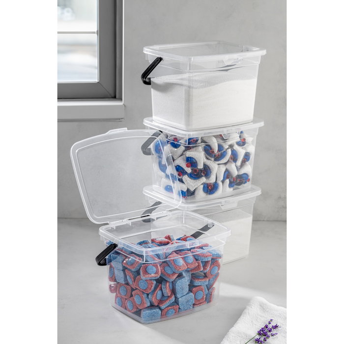 Hermia Set de 4 Cajas de Almacenaje Blanco